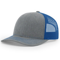 TRUCKER CAP - HEATHER GREY/ROYAL