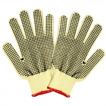 10 Gauge Aramid/Cotton Cut-Resistant Glove w/ PVC Dots, Large