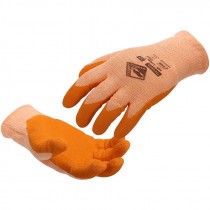 Hi5™ Cut-Resistant Glove, Orange Latex Coated Palm, Small