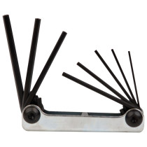 INCH FOLD UP HEX KEY SET SHORT