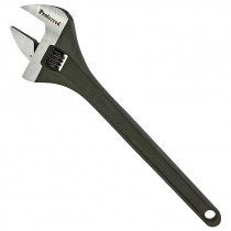 18" Industrial Duty Adjustable Wrench, Black