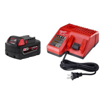 MILWAUKEE M18™ REDLITHIUM™ XC5.0 Starter Kit 48-59-1850 Charger and Battery