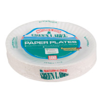 9" Paper Plates - 1,000 Per Case
