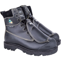 Royer Composite Toe Boots, External Met, Puncture Resistant Sole, Black, Men's Size 14