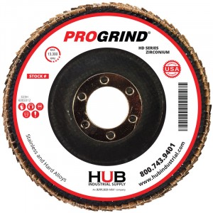4-1/2" x 7/8" 40# T29 Zirconia Flap Disc | ProGrind® HD Series™