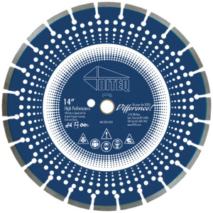 14" x .125 x 1"-20mm DP C33AX Super Premium Diamond Blade