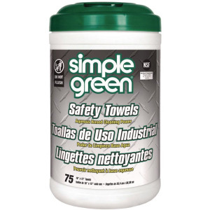 Simple Green® Safety Towels, Bucket of 75