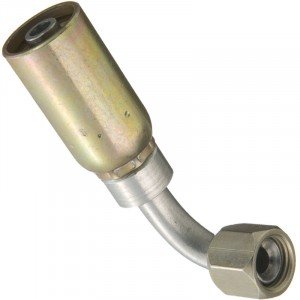 06U-668 3/8H X 1/2T JIC 37 FEMALE SWIVEL 90 TUBE ELBOW