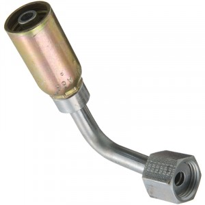04U-A66 1/4H X 3/8T FEMALE FOR-SEALSWIVEL LONG DROP 90 TUBE ELBOW