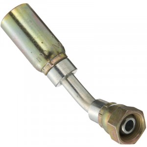 08U-15D 1/2H X M22 X 1.5 FEMALE SWIVELDIN UNIVERSAL SEAT 45 DEGREE TUBE ELBOW