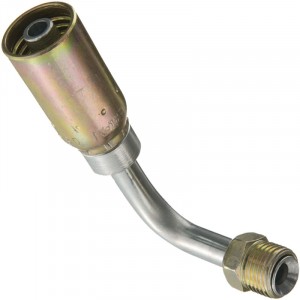 06U-B65 3/8H X 5/16T INVERTED MALESWIVEL 90 TUBE ELBOW