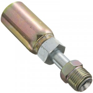 06U-B07 3/8H X 7/16T INVERTED MALESWIVEL STRAIGHT