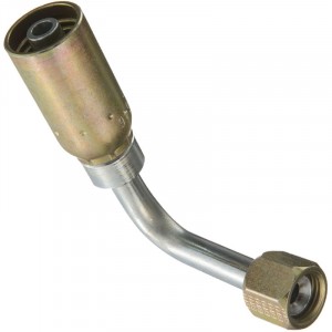 06U-646 3/8H X 3/8T JIC 37 FEMALE SWIVEL LONG DROP 90 TUBE ELBOW