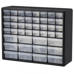 44-Drawer Plastic Storage Cabinet