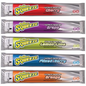 Sqwincher® Sqweeze® Electrolyte Freezer Pops, Variety Pack