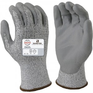 Excel Basetek® Glove, Polyurethane Coated Palm, Small