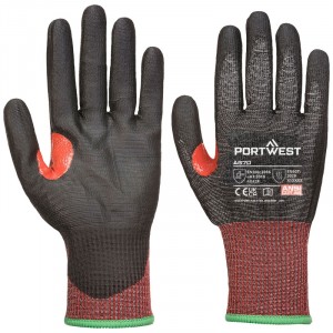 13 Gauge HPPE Cut Resistant Glove, Smooth P/U Coated Palm, Reinforced Thumb Crotch, TouchScreen Compatible, X-Large
