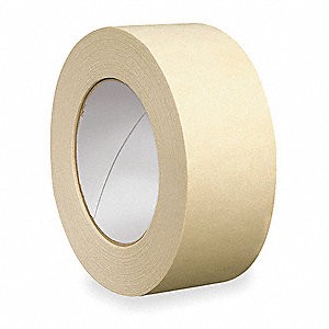 3" x 60 Yd General Purpose Masking Tape, 5.0 Mil, Natural