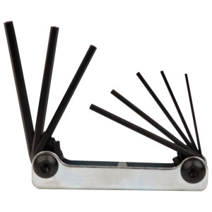 INCH FOLD UP HEX KEY SET SHORT