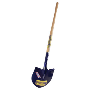 Round Head Shovel 48"  Wood Handle