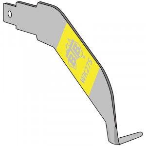 BTB Left Hand Cold Knife Blade - 1-1/4" Tip