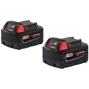 Milwaukee® M18™ REDLITHIUM™ XC 5.0 Extended Capacity Battery 2-Pack