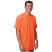 Non-Rated T-Shirt, Wicking Polyester Mesh, Hi-Vis Orange, Medium