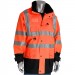 7-In-1 All Conditions Coat with Inner Jacket and Vest , Orange - 4-XL