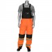 Class E Insulated Bib Overalls, Two Tone Stripe, Ripstop Material, 5 Pockets, Hi-Vis Orange, 4-XL