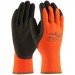 Powergrab™ Orange Thermo Glove, Latex Microsurface Grip, Small