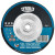 7" x 1/8" x 5/8-11 A30Q-BFX Type 27 Premium 2-In-1 Grinding Wheel (Max RPM: 8,600)