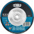 7" x 1/4" x 5/8-11 A24Q-BFX Type 27 Tyrolit™ Premium 2-in-1 Grinding Wheel, For Steel / Stainless (Max RPM: 8,600)