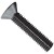 10-32 X 1" Flat Head Phillips Type F Screw, 18-8 Stainless Steel