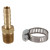 1/4" x 1/4" Barb and Clamp Air Hose Repair Kit