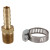 3/8" ID x 1/4" MPT Barb and Clamp Air Hose Repair Kit