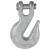 3/8" Clevis Grab Hook, Grade 43, Zinc Plated