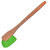 20 IN. GREEN FLAGGED STYRENE BRISTLE HAND SCRUB BRUSH
