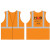 Class 2 Safety Vest, Hi-Vis Orange Mesh, 2 Pockets, Zipper Closure, w/ HUB-NWPCA-PIP Logo, X-Large