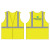 CLASS 2 SAFETY VEST XL - LIME GREEN MESHECONOMY W/ZIPPER CLOSURE XL W/ PROGRESSIVE WASTE LOGO