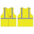 XL  CLASS 2 SAFETY VEST -LIME GREEN MESH ECONOMY W/ZIPPER CLOSURE  W/ COYNE CHEMICAL LOGO