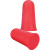 Mega Flare™ Plus Earplugs, 33 dB NRR, Red PU Foam, 200 Pair / Box, Uncorded