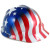 MSA V-Gard® Cap Style Hard Hat, Freedom Series™ Stars and Stripes