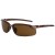 Crossfire® Safety Glasses, Brown Frame, HD Brown Polarized Lens - Anti-Scratch Coating