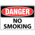 7" x 10" Danger no Smoking Sign
