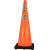 Orange Traffic Cone, Reflective Collars, Black Base - 10 lbs. 36"