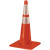 Orange Traffic Cone, Reflective Collars, 7 lbs. 28"