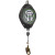 SafeWaze™ NorthStar Classic, Class 1 Self Retracting Lifeline, Swivel Top w/ Steel Carabiner, Steel Snap Hook, Galvanized Steel Cable, 50'