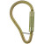 Safewaze Steel Carabiner, Self-Locking Twist Lock Gate, Optional Captive Pin, 2" Opening