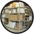 18" Acrlic Lens Hardboard Back Circular Convex Mirror