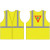 Class 2 5-Point Break-Away Vest - Lime Green Mesh w/ Full Color Waste Connections SAFETY DRIVEN Logo, 4-XL